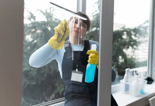 Nettoyage de vitres intérieures et extérieures à Bouée